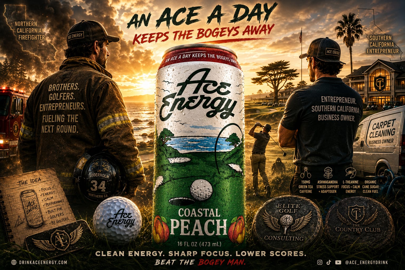 Ace Energy Is the Golf World's First Purpose-Built Energy Drink, And It's Finally Here