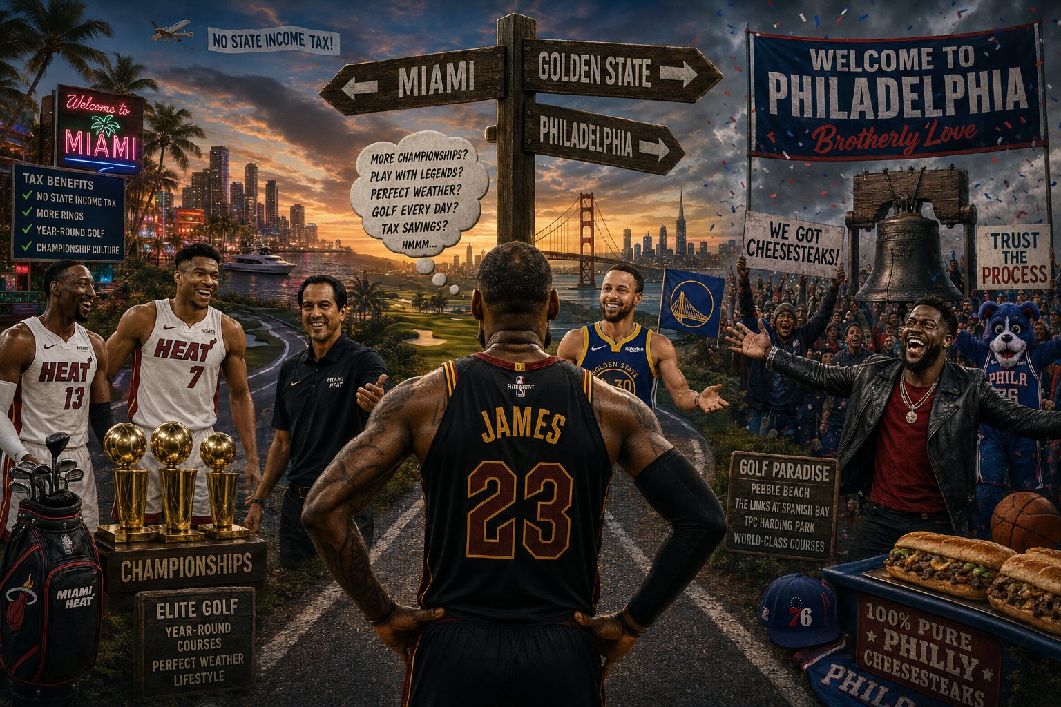 The Wrong Decision: Why LeBron to Philly Is Bad for Basketball and Golf